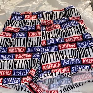 Straight Out Of America Pj Bottoms